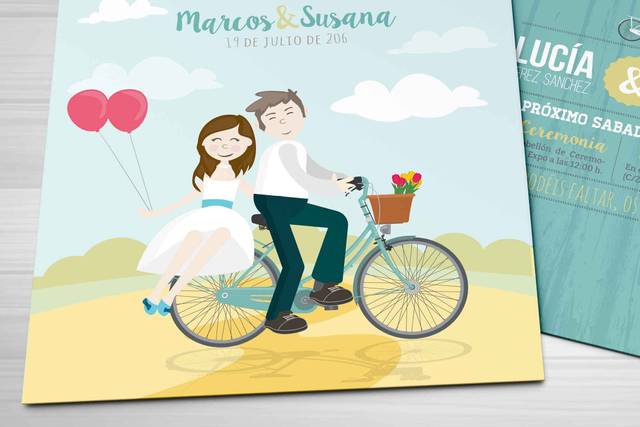 Invitación bicycle