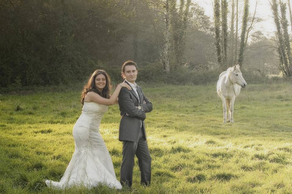 Postboda al aire libre