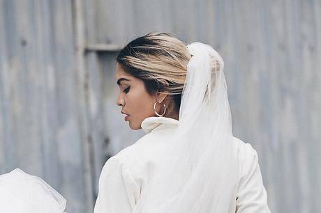 Vestido de novia corto joya