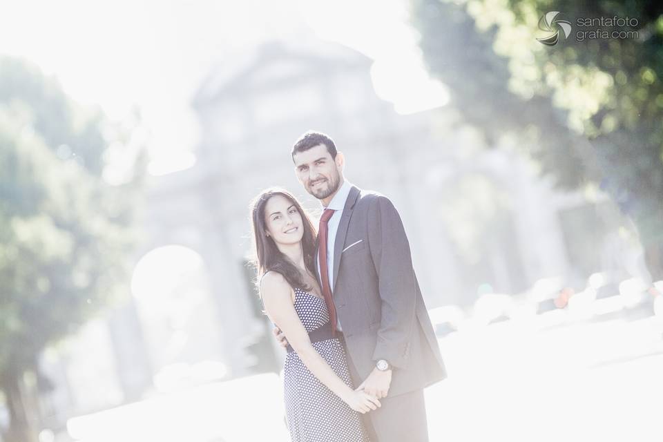 Preboda en la Puerta de Alcalá