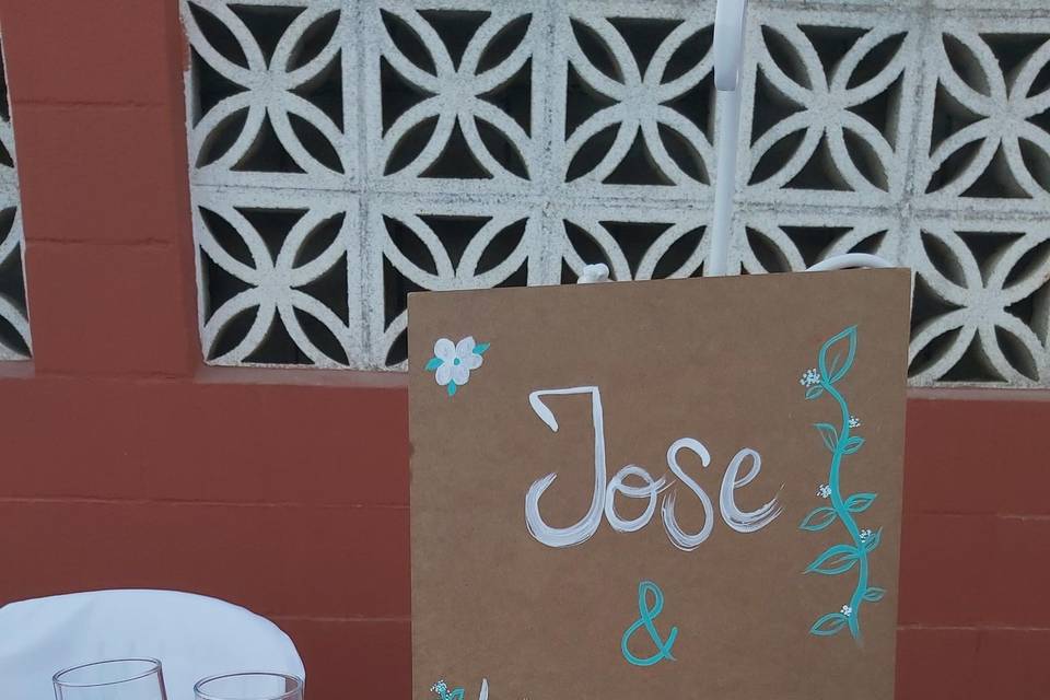 Copas personalizadas para los novios