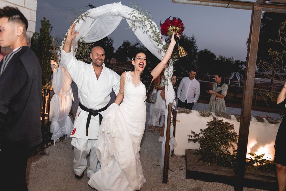 Entrada de los novios