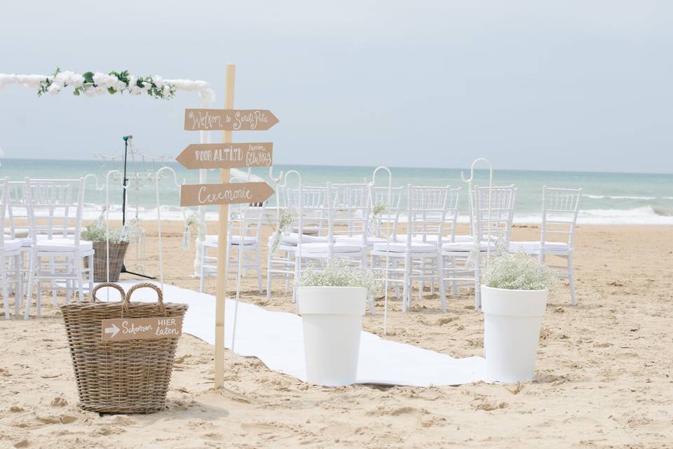 Boda en la playa