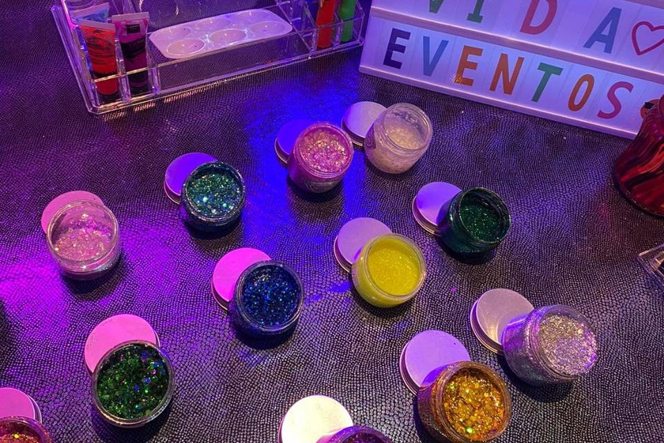 Puesto glitter bar