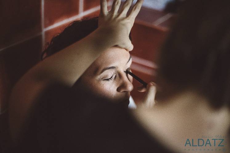 Maquillaje en el hotel