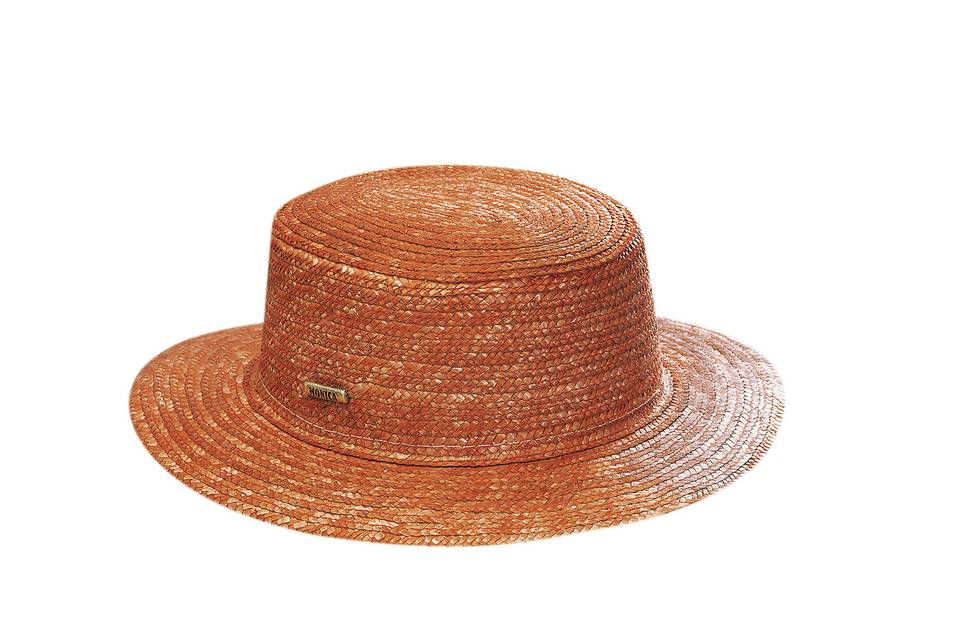 Sombrero canotier liso