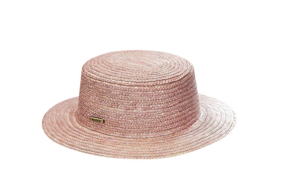 Sombrero canotier liso