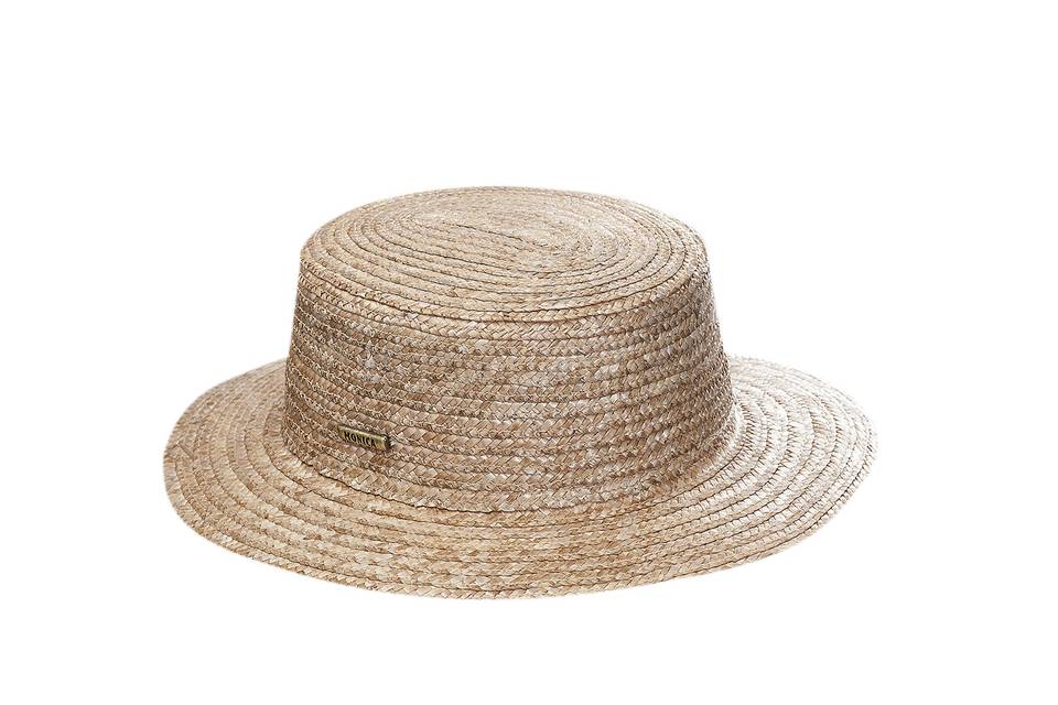 Sombrero canotier liso