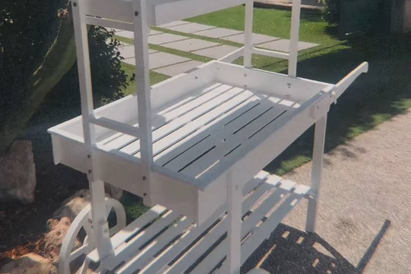 Carrito Madera Alquiler