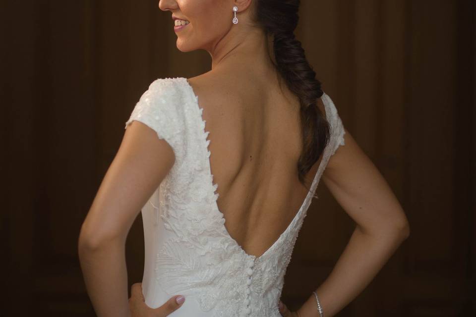 Trenza de novia