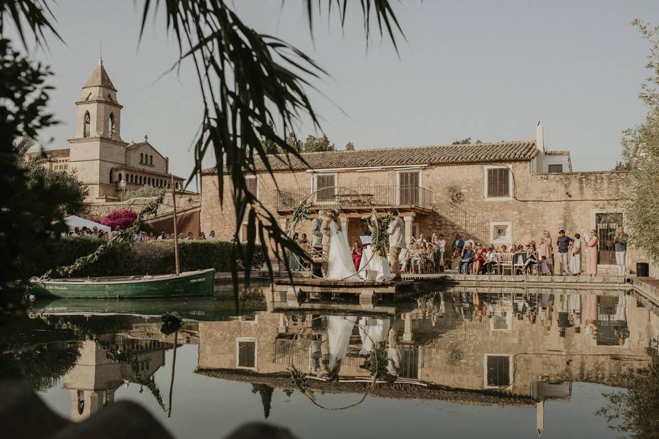 Lago en la ceremonia