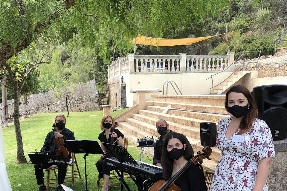 Cuarteto de música para ceremonia