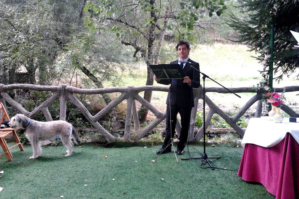 Maestro de ceremonias de boda