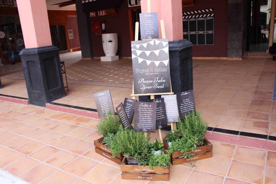 Decoración plaza