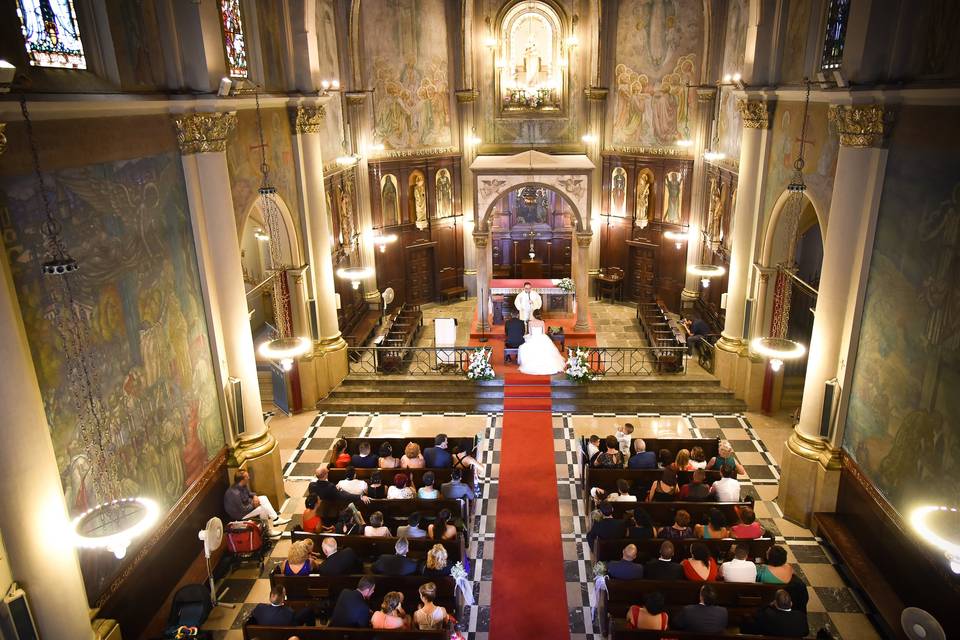 Iglesia vista de arriba