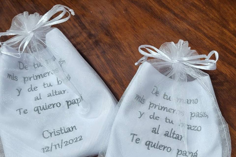 Pañuelos bordados 100% algodón