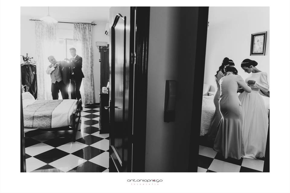 Preparativos novia