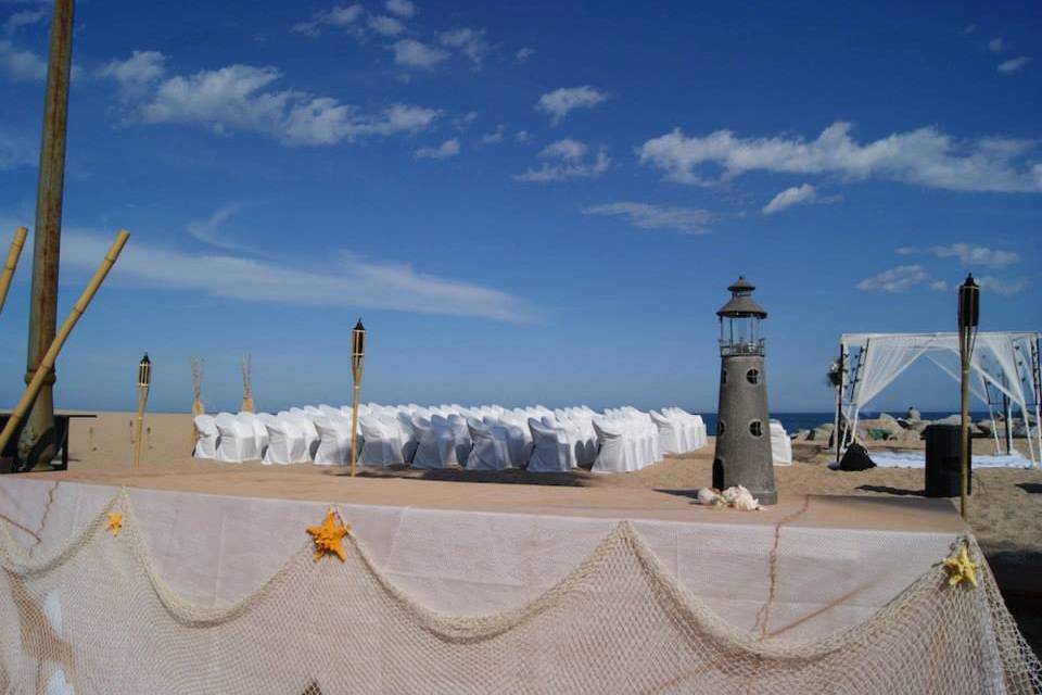 Boda en la playa