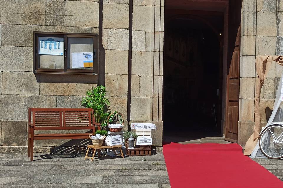 Entrada a ceremonia religiosa