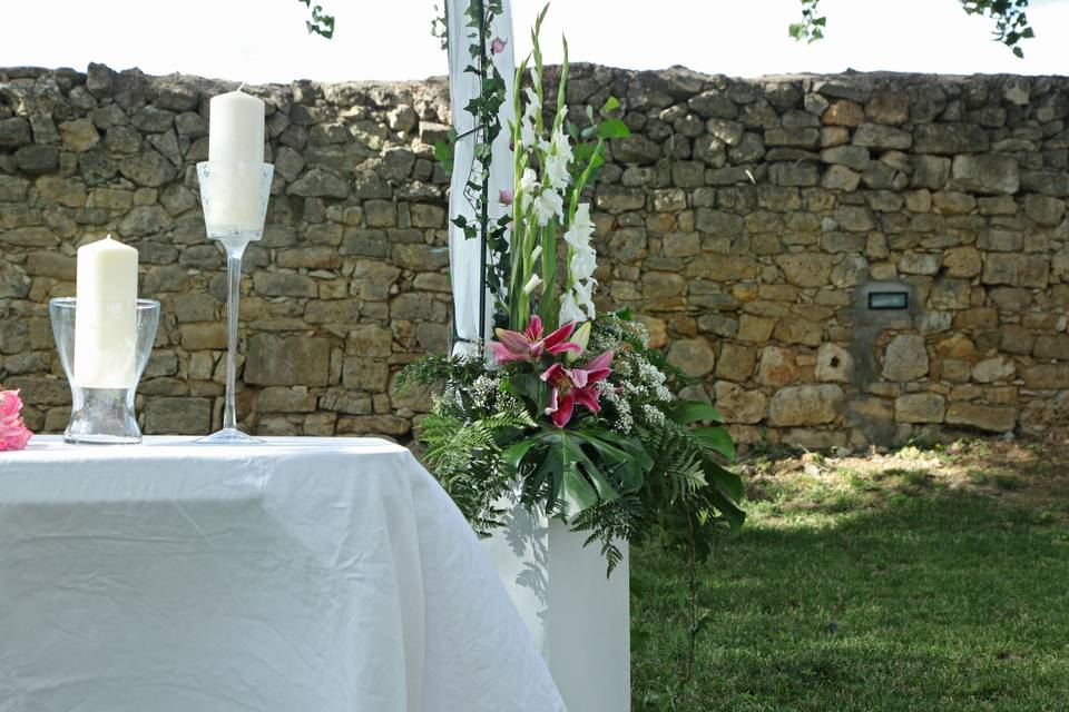 Altar de la boda civil