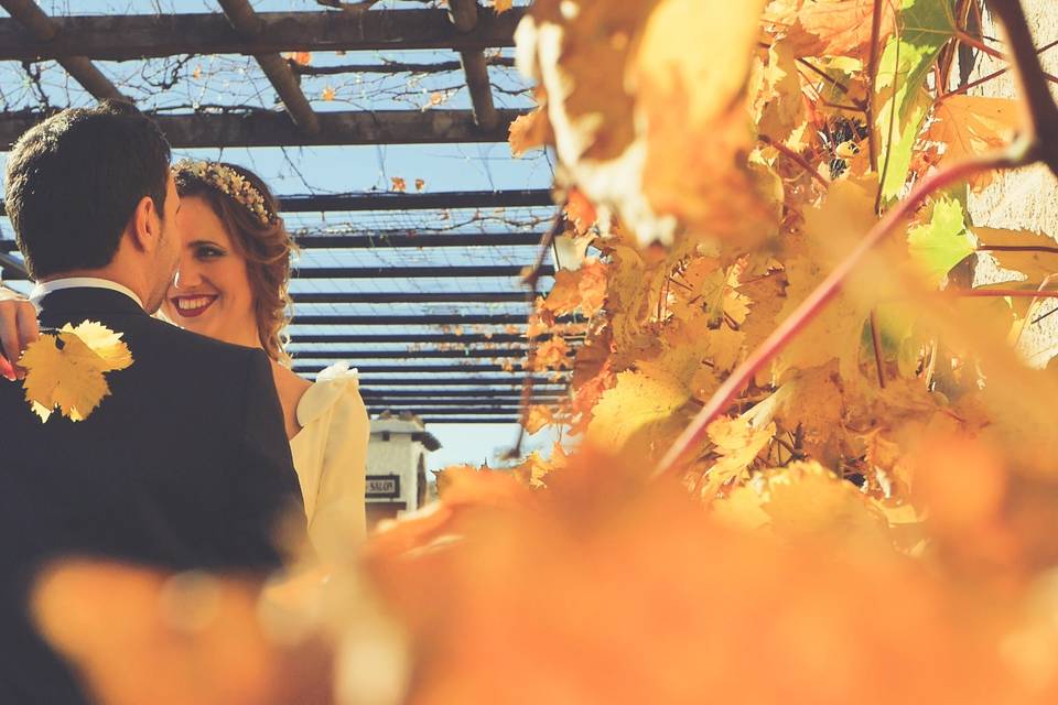 Postboda en otoño