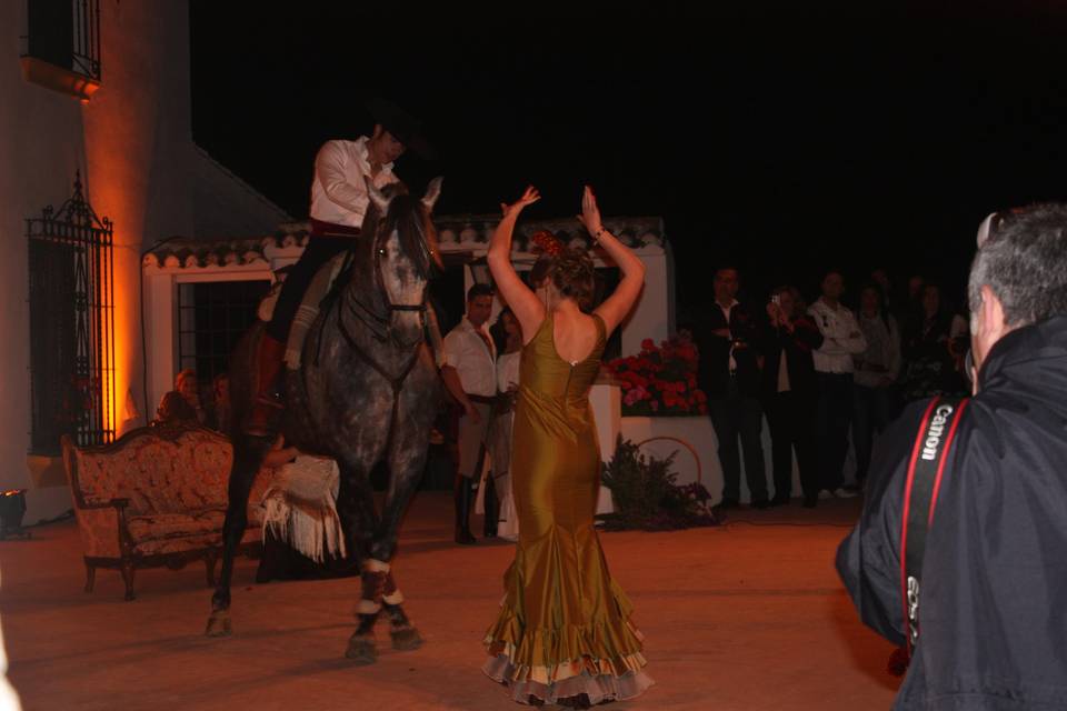 Espectáculo moda flamenca