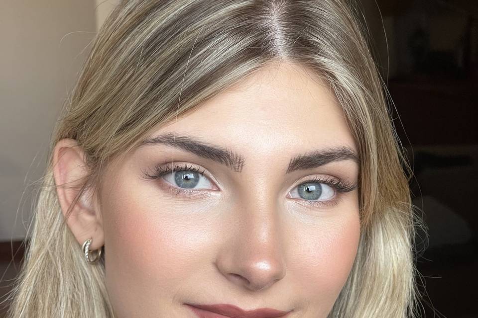 Natural makeup prueba novia