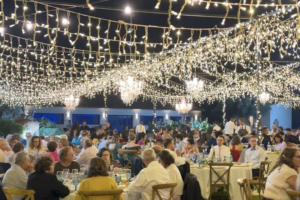 Banquete en exterior