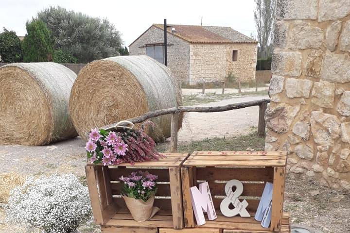 Decoración de la boda de Marta y Marc