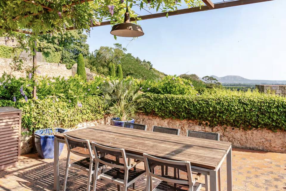 Terraza casa rufina