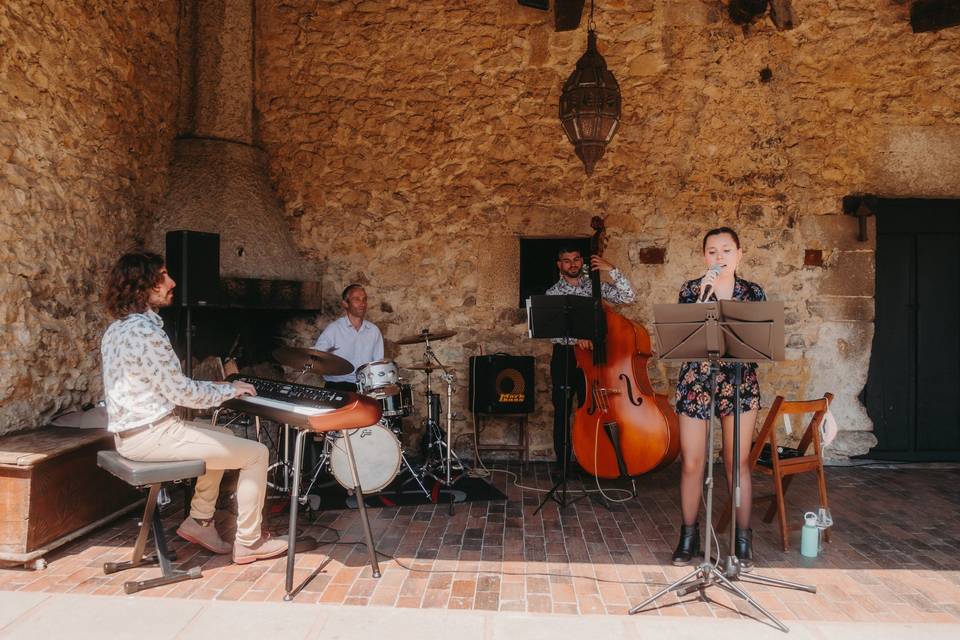 Cuarteto de jazz en Meres