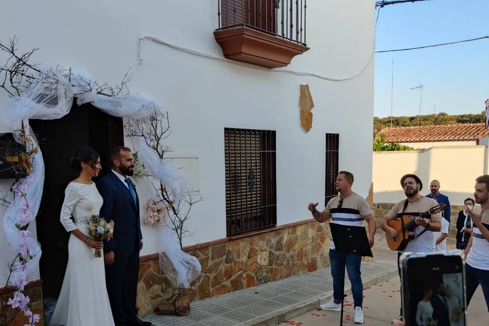 Boda en jardines