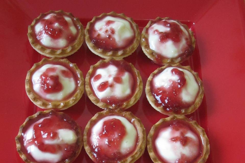 Mini tartas de queso