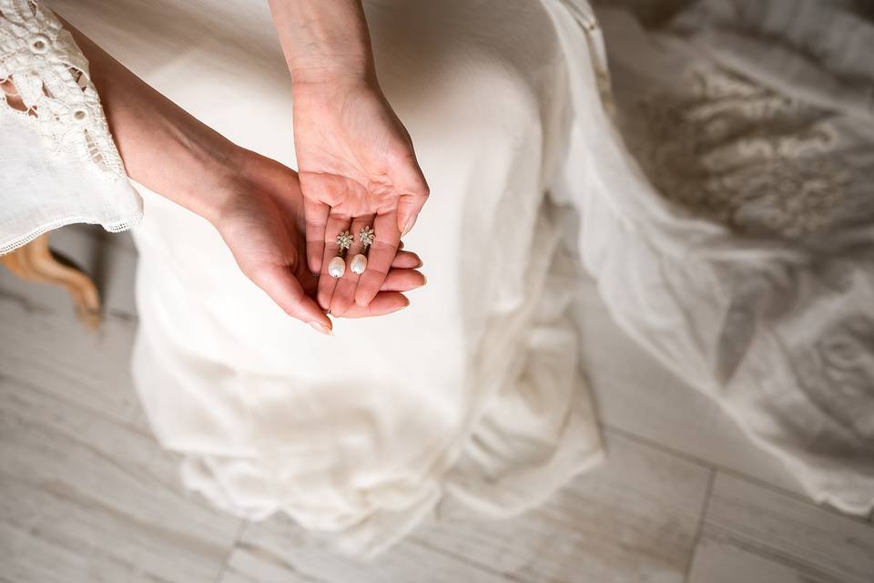 Detalle de la novia