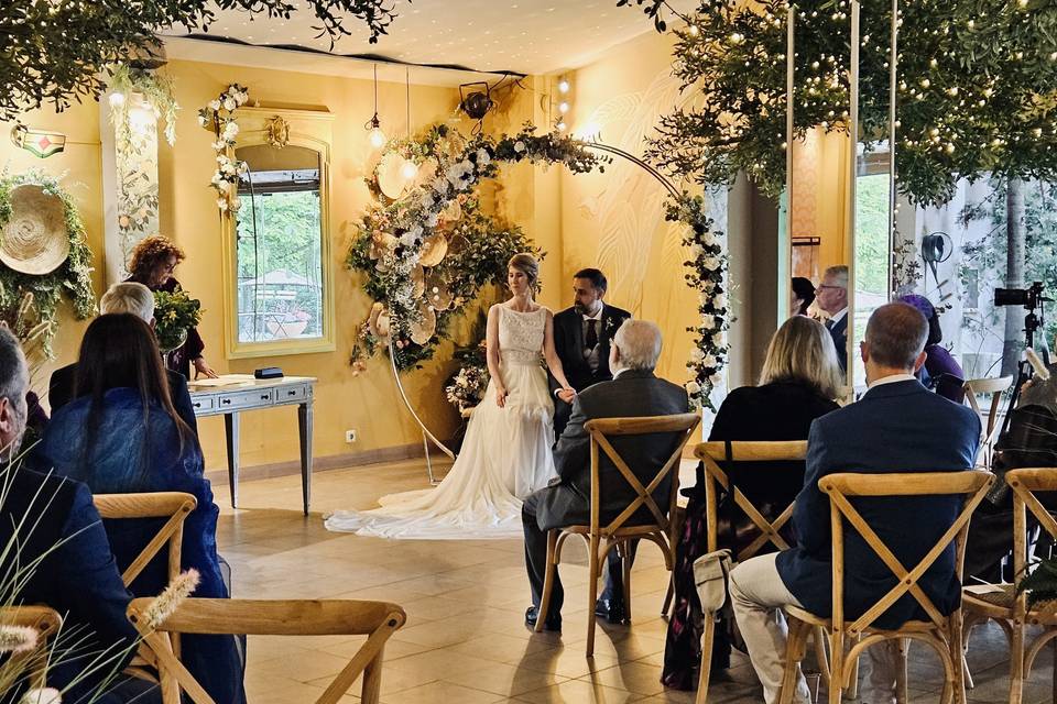 Ceremonia en el interior