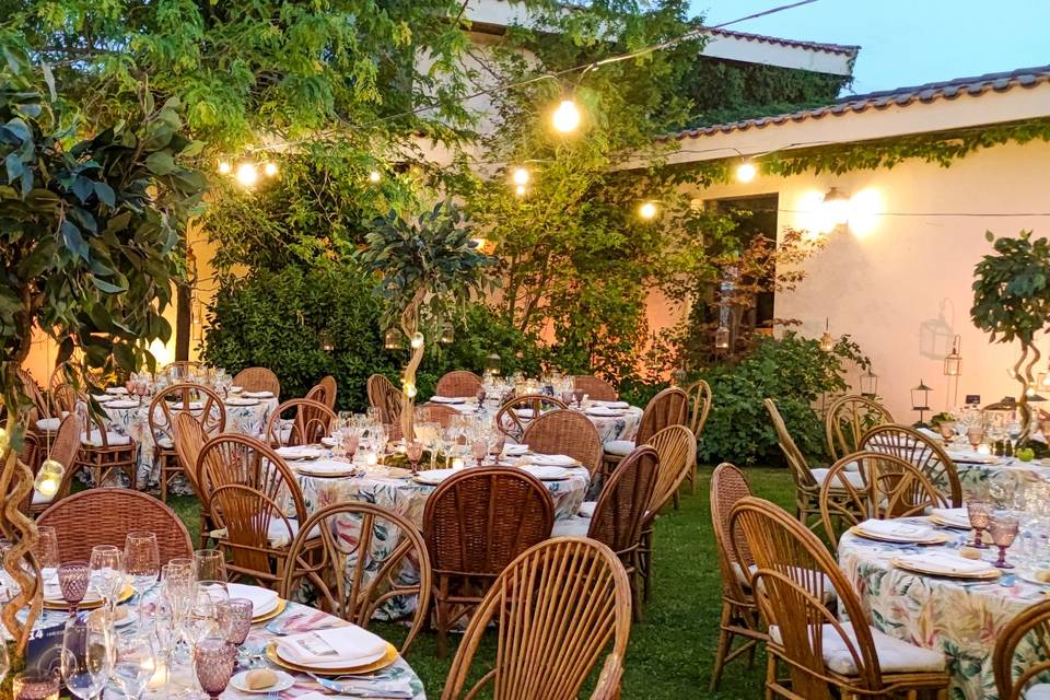 Banquete en el Patio Jardín