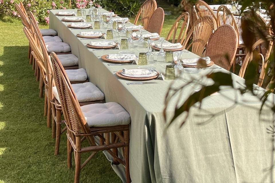 Banquete al aire libre