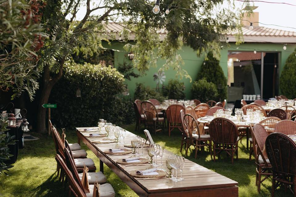 Banquete al aire libre