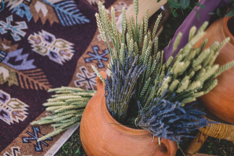 La lavanda dando el toque