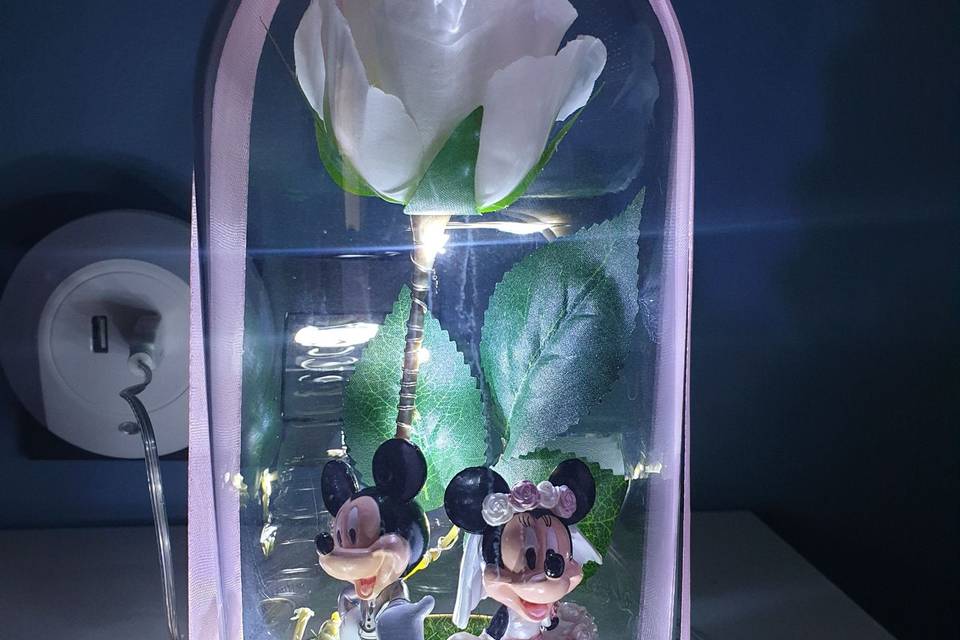 Cúpula 19 cm Mickey y Minnie