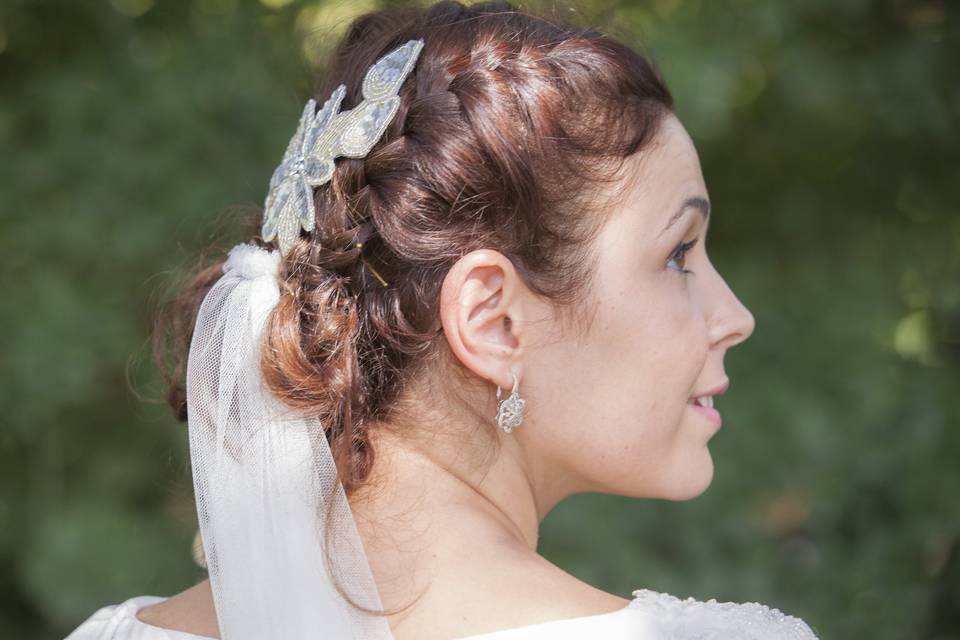 Detalle del maquillaje