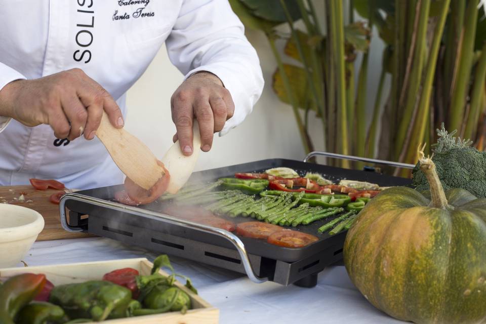 Verduras en vivo