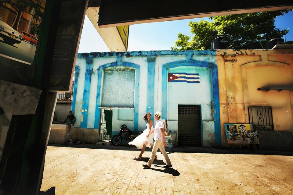 Novios en La Habana