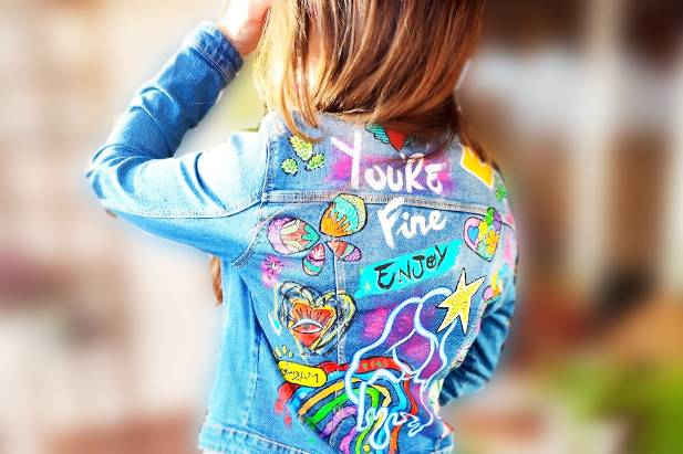 Chaqueta popart vintage