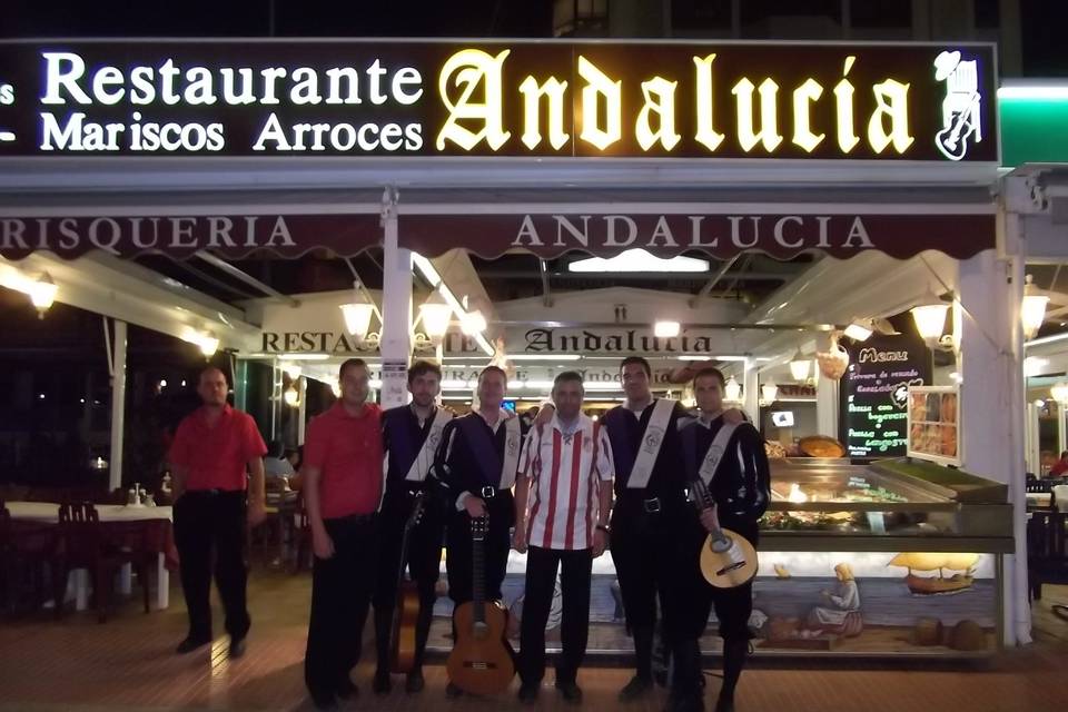 En Calpe en un restaurante