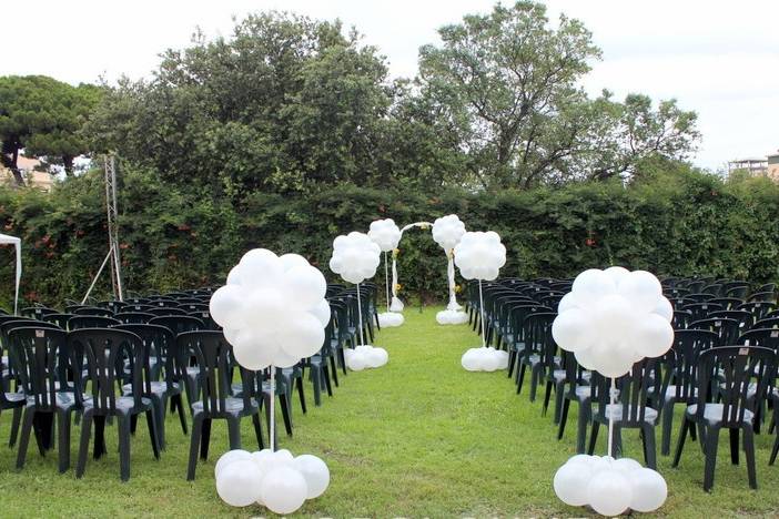 Globos para ceremonia