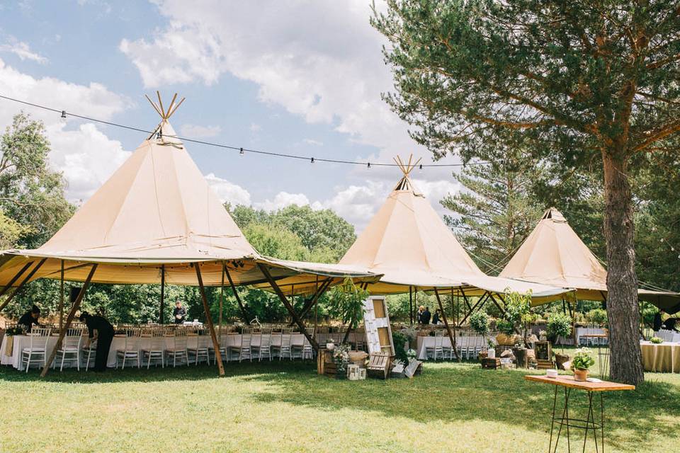 Carpas bonitas para bodas