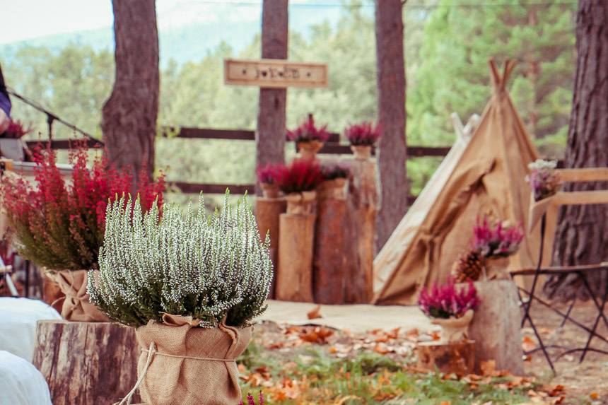 Ceremonia en el campo