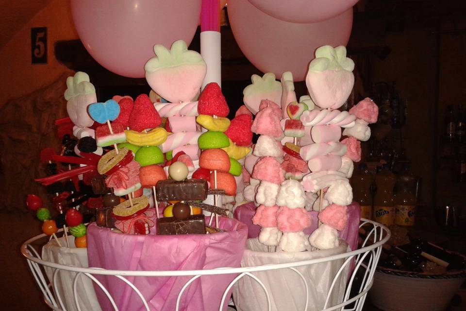 Pinchos de chuches