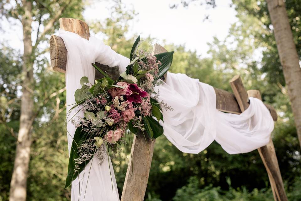 Ceremonia en el bosque